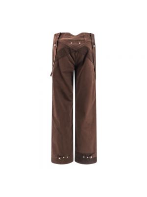 Pantalones bootcut Blumarine marrón