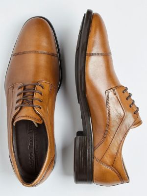 Ботинки на шнуровке с янтарем Ecco