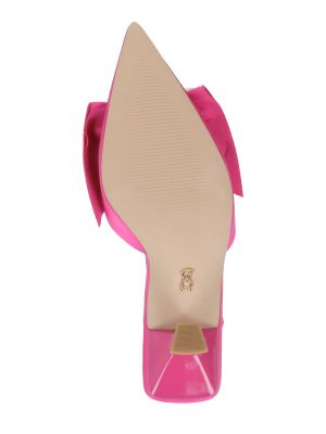 Полуотворени обувки с ток с отворена пета Steve Madden розово