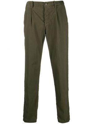 Pantalones rectos Incotex verde