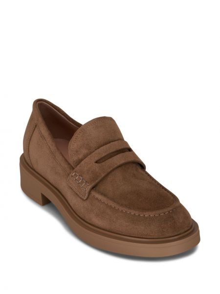 Seemisnahksed loafer-kingad Gianvito Rossi pruun