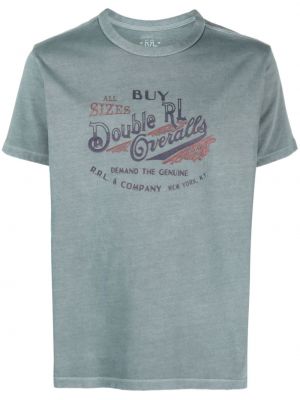 T-shirt di cotone con stampa Ralph Lauren Rrl