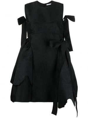 Жакардова мини рокля Cecilie Bahnsen черно