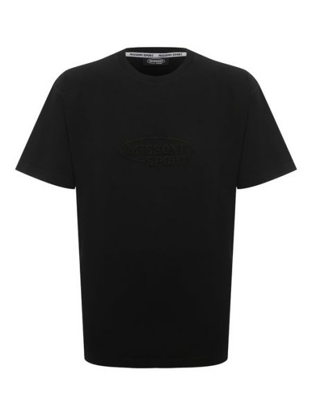 Хлопковая футболка Missoni черная