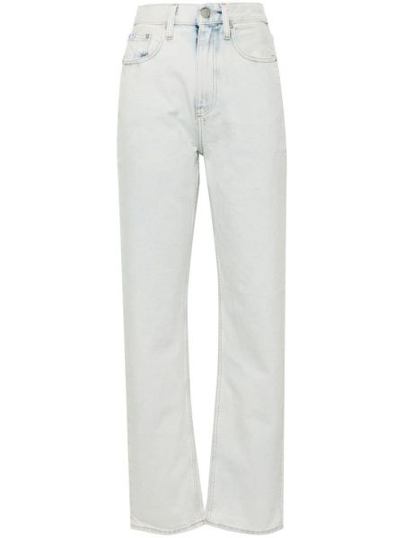 Džínsy s rovným strihom s vysokým pásom Calvin Klein Jeans