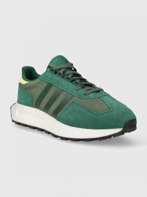 Sneakersy zamszowe Adidas Originals zielone