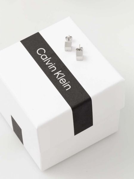Ezüst fülbevalók Calvin Klein ezüstszínű