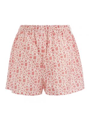 Pantalones cortos de nailon Moncler rosa