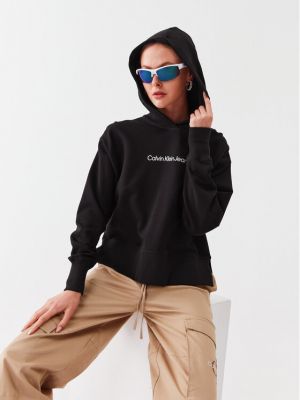Sportinis džemperis Calvin Klein Jeans juoda