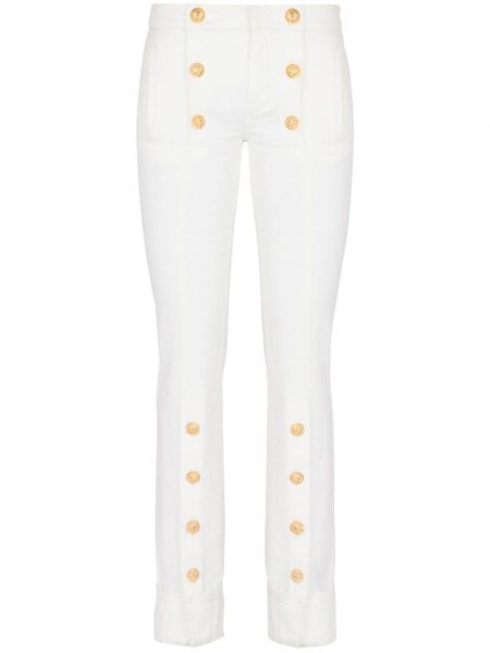 Skinny jeans Balmain hvid