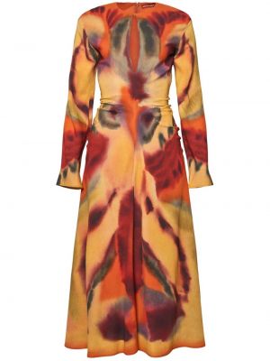 Cocktailkleid mit print Altuzarra gelb