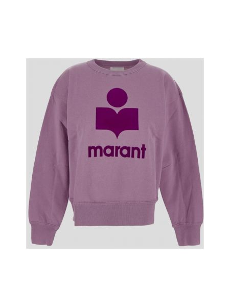 Bluza bawełniana Isabel Marant Etoile fioletowa