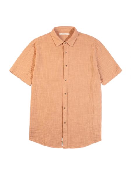 Koszula z krótkim rękawem Kestin pomarańczowa
