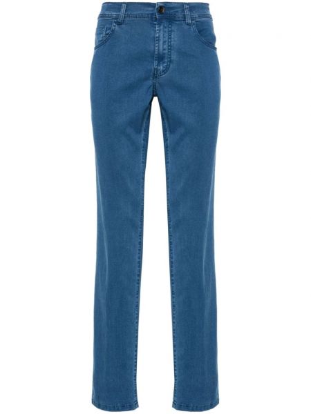 Skinny jeans Canali blå