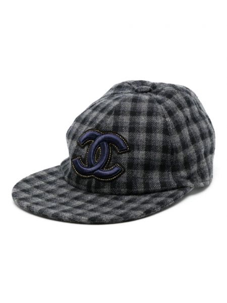 Kašmyro kepurė su snapeliu Chanel Pre-owned pilka