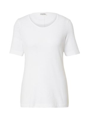 Меланж тениска Armedangels бяло