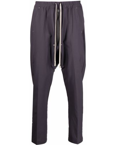 Pantalones rectos con cordones Rick Owens violeta