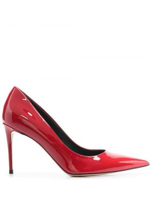 Lack leder pumps Scarosso rot