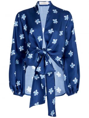Bluza s cvetličnim vzorcem s potiskom Silvia Tcherassi