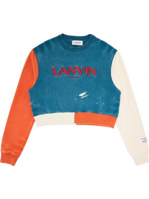Лонгслив Gallery Dept. x Lanvin Long-Sleeve Embroidered Sweatshirt 'Multicolor', разноцветный