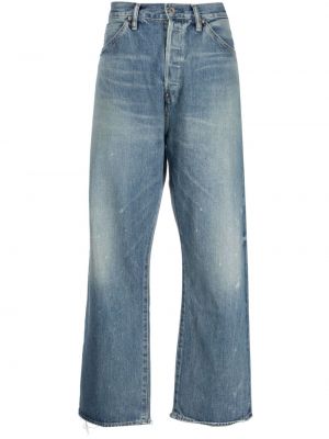Voľné bavlnené džínsy Chimala modrá