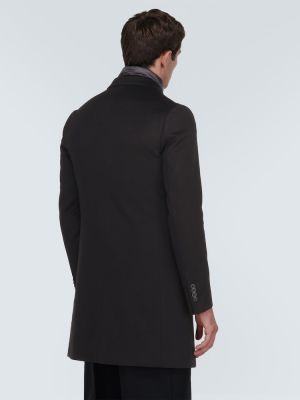 Płaszcz bawełniany Herno czarny