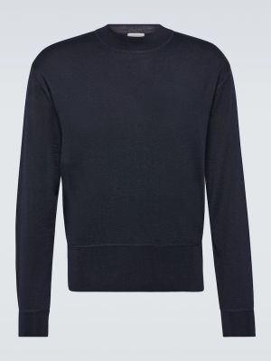 Volneni pulover Lemaire modra