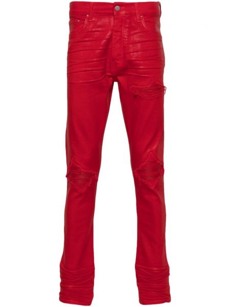 Lavtaljet skinny jeans Amiri rød