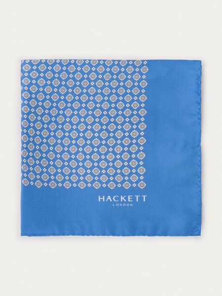 Pañuelo de seda Hackett azul