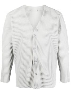 Plisserade cardigan Homme Plissé Issey Miyake grå