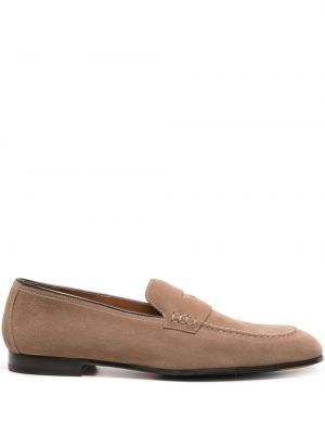 Pantofi loafer din piele de căprioară Doucal's maro