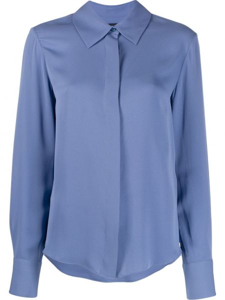 Blusa con botones Tom Ford azul