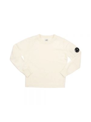 Sweter z kaszmiru C.p. Company - biały