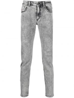 Skinny jeans Diesel grå