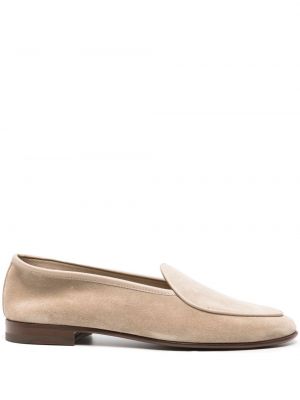 Pantofi loafer din piele de căprioară Scarosso maro
