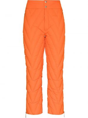 Pantalon à motif chevrons Khrisjoy orange