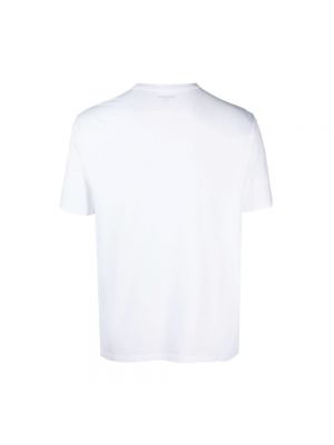 Koszulka bawełniana z lyocellu Officine Generale biała