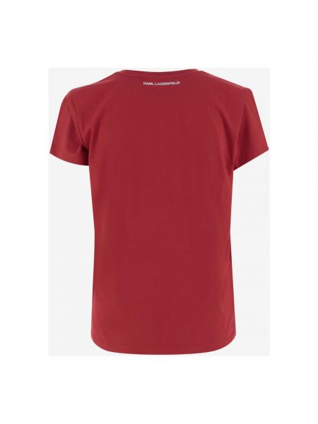 Koszulka Karl Lagerfeld czerwona