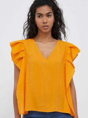 Блуза Sisley оранжево