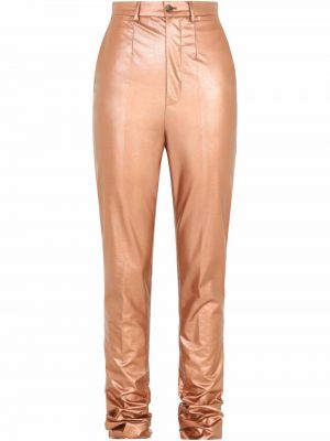 Falda de cintura alta Dolce & Gabbana marrón