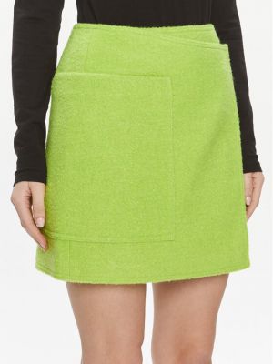 Mini suknja Samsoe Samsoe zelena