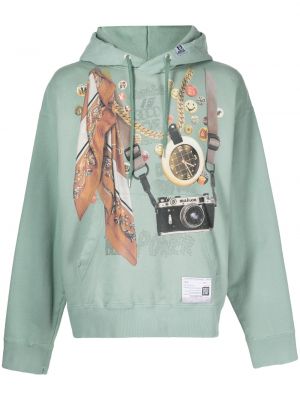 Hoodie Maison Mihara Yasuhiro grön