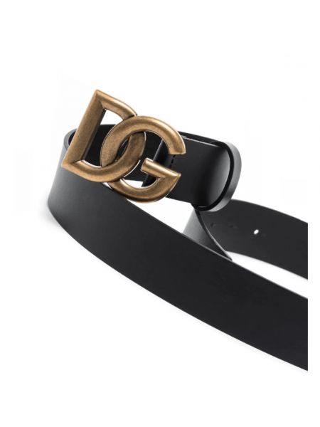 Cinturón de cuero Gucci negro