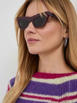 Слънчеви очила Burberry виолетово