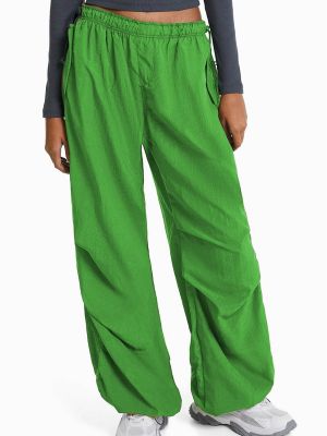 Běžecké kalhoty Madmext zelené