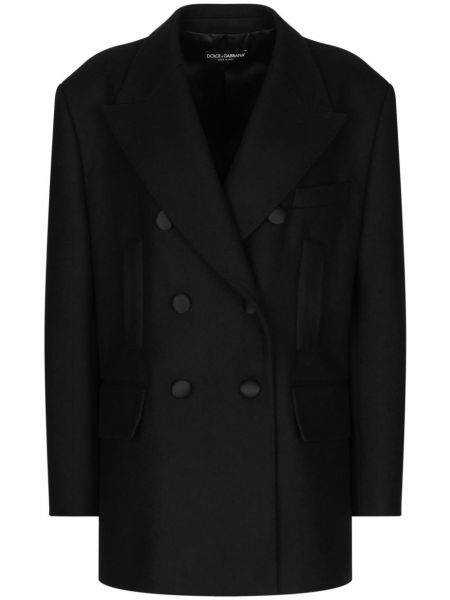 Dobbeltradet blazer Dolce & Gabbana sort