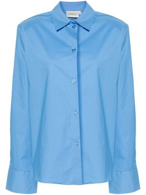 Bavlnená košeľa Gestuz modrá