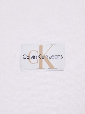 Pamučna traper košulja Calvin Klein Jeans bijela