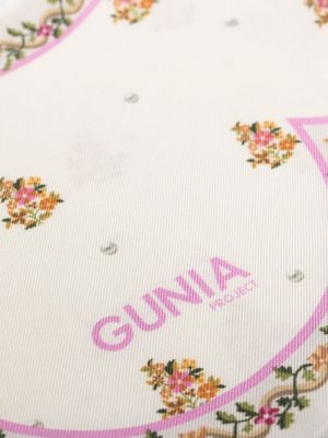 Geblümte seiden krawatte mit print Gunia Project