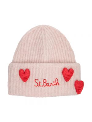 Czapka w serca Mc2 Saint Barth różowa
